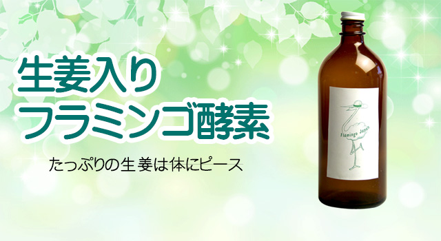 生姜入りフラミンゴ酵素